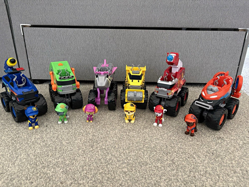 Paw patrol monster - trucks, and
