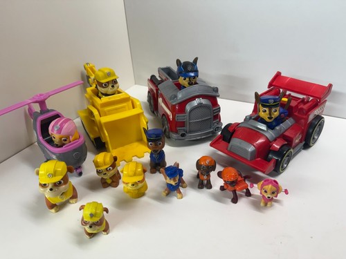 Paw patrol vehicles figures - paw, &